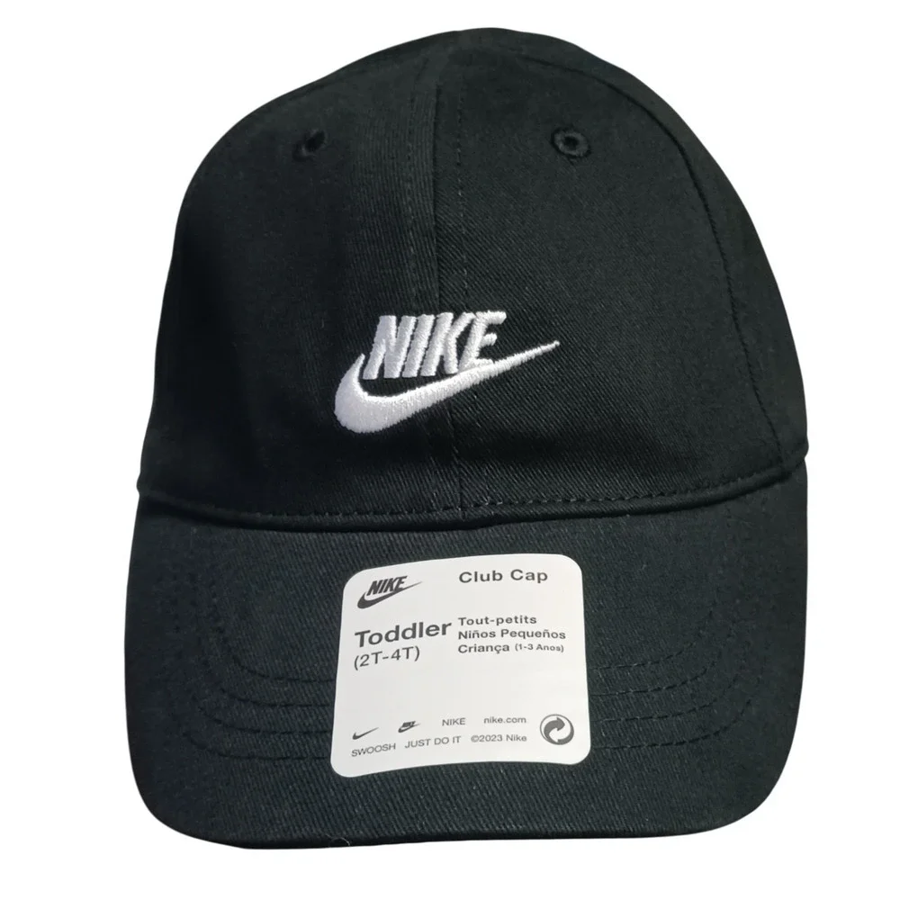 Nike Club Embroidered Logo Adjustable Strapback Baseball Hat Cap Toddler 2T-4T